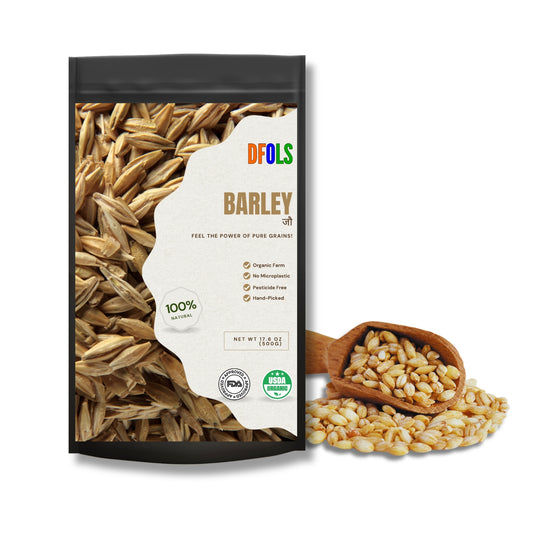 DFOLS Premium Barley | Natural, Non-GMO & Gluten-Free | High Fiber & Protein | Superfood for Digestion, Weight Management, Heart Health & Daily Nutrition