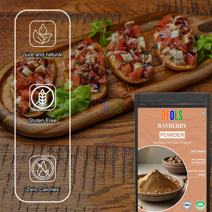 Bayberry Powder – 100% Pure, Natural Herbal Supplement for Wellness and Skincare – Fine Powder for Tea, Capsules, or DIY Beauty Products - DFOLS