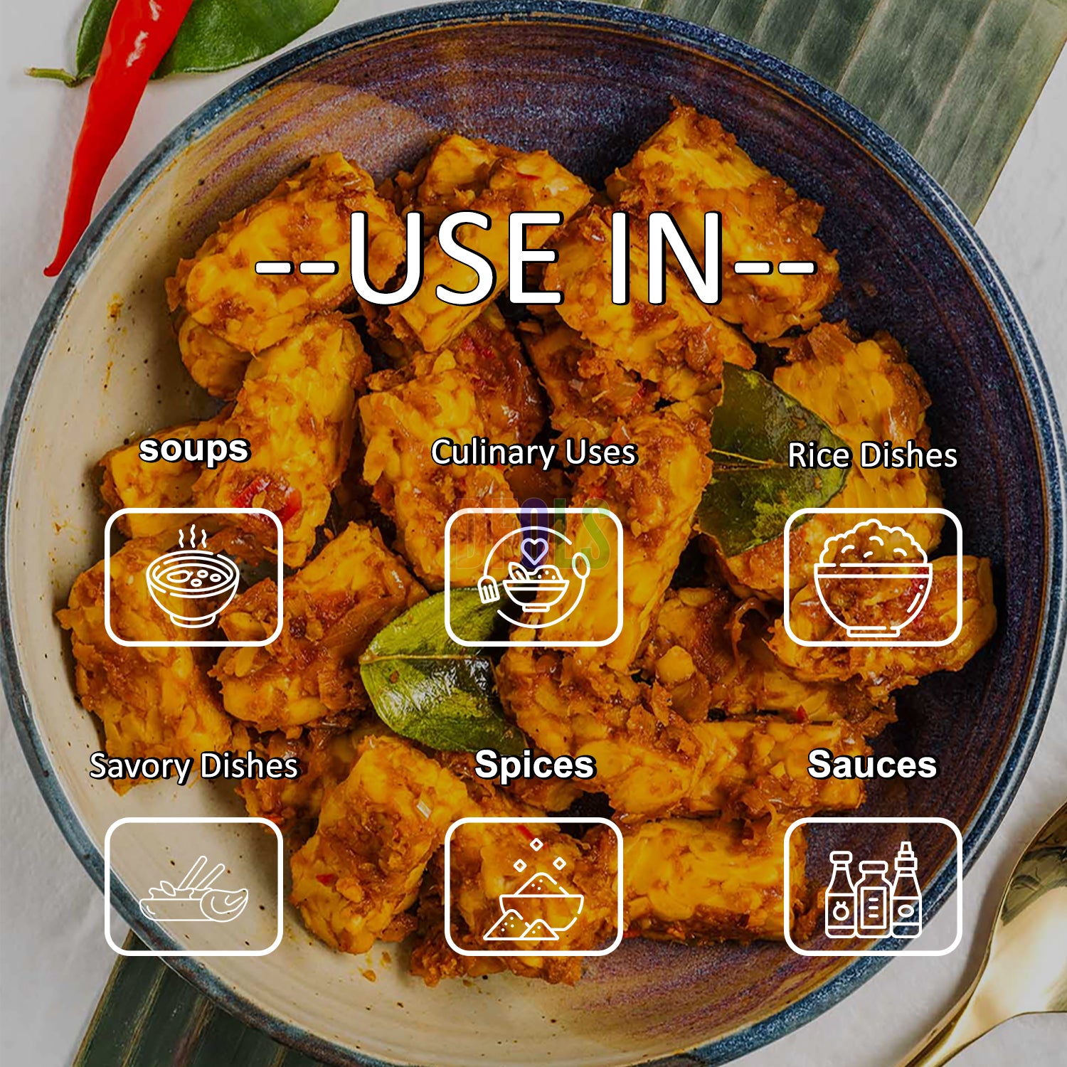 Authentic Organic Berbere Spice Powder – Bold, Spicy, Aromatic Ethiopian Seasoning for Curries, Stews, Meat, Veggies, and Everyday Cooking - DFOLS