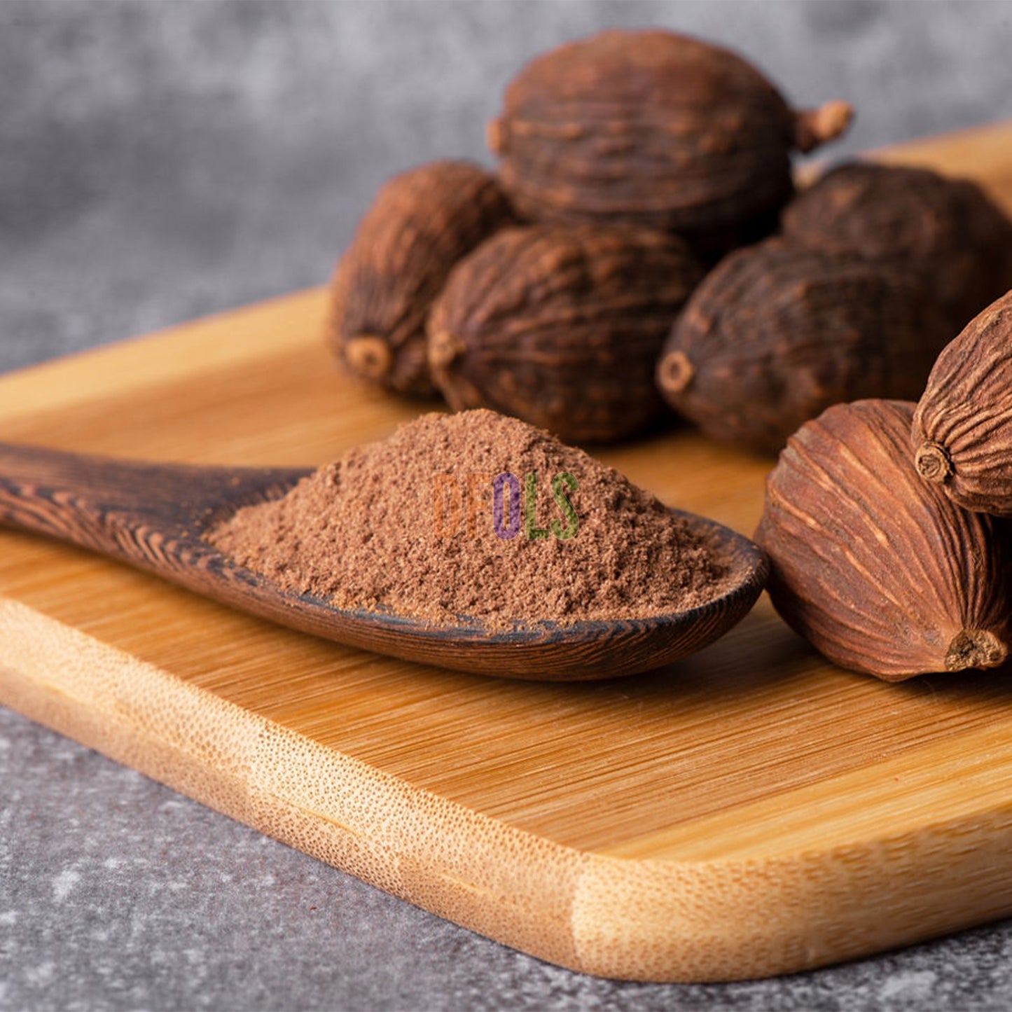 Organic Black Cardamom Powder – 100% Pure & Natural Whole Spice | Premium Aromatic Spice for Cooking, Baking, Marinades, Curries & Seasoning - DFOLS