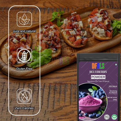 Pure Organic Blueberry Powder – Nutrient-Rich Superfood for Smoothies, Baking, and Health Benefits