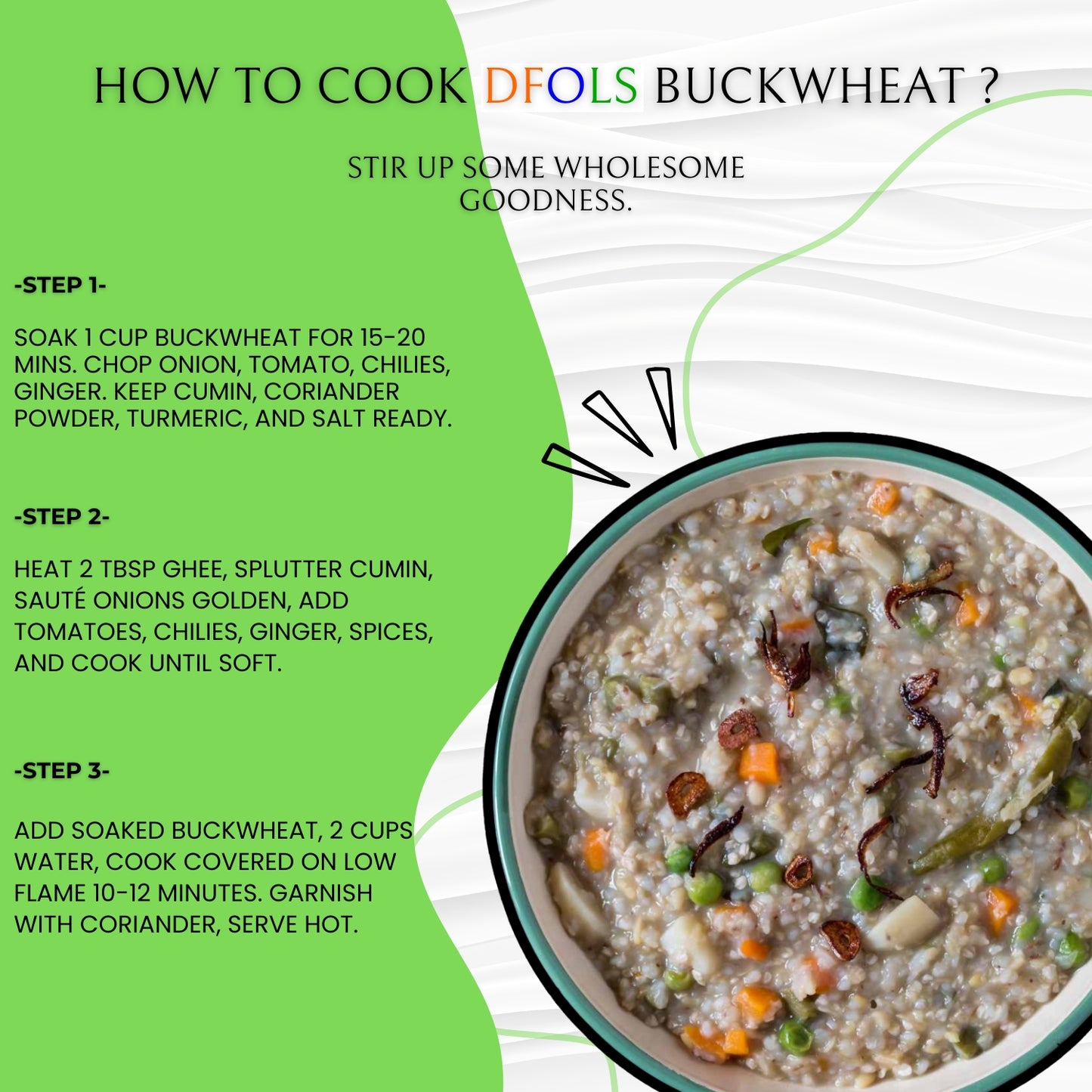 Organic Buckwheat – 100% Natural Whole Grain | Gluten-Free, Pesticide-Free, USDA Certified | High-Fiber Superfood