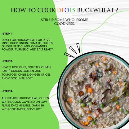 Organic Buckwheat – 100% Natural Whole Grain | Gluten-Free, Pesticide-Free, USDA Certified | High-Fiber Superfood