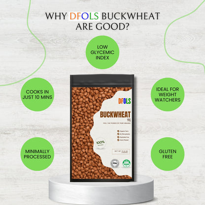 Organic Buckwheat – 100% Natural Whole Grain | Gluten-Free, Pesticide-Free, USDA Certified | High-Fiber Superfood