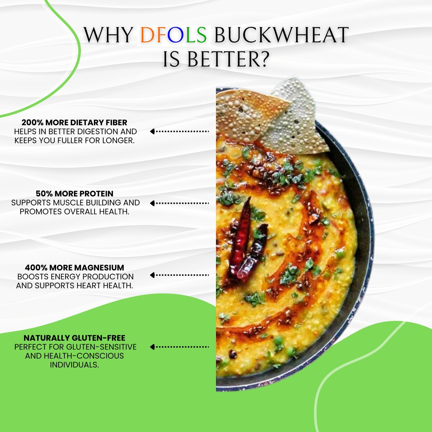 Organic Buckwheat – 100% Natural Whole Grain | Gluten-Free, Pesticide-Free, USDA Certified | High-Fiber Superfood