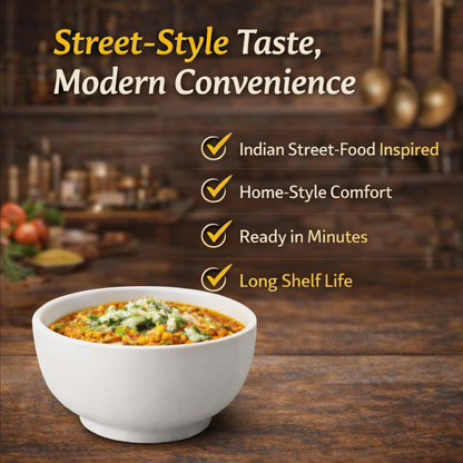 Cheese Paneer Ghotala | Spicy Indian Street-Style Paneer with Cheese | Ready-to-Eat Heat & Serve Meal | Rich, Flavorful, High-Protein Veg Dish