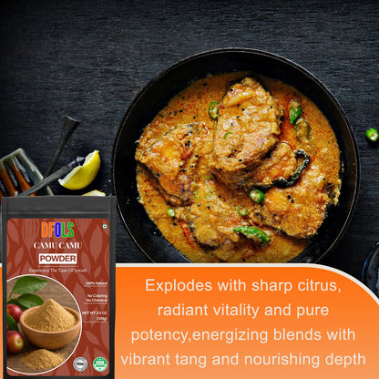 Pure Organic Camu Camu Powder – Rich in Vitamin C & Antioxidants for Immune Support & Health Benefits