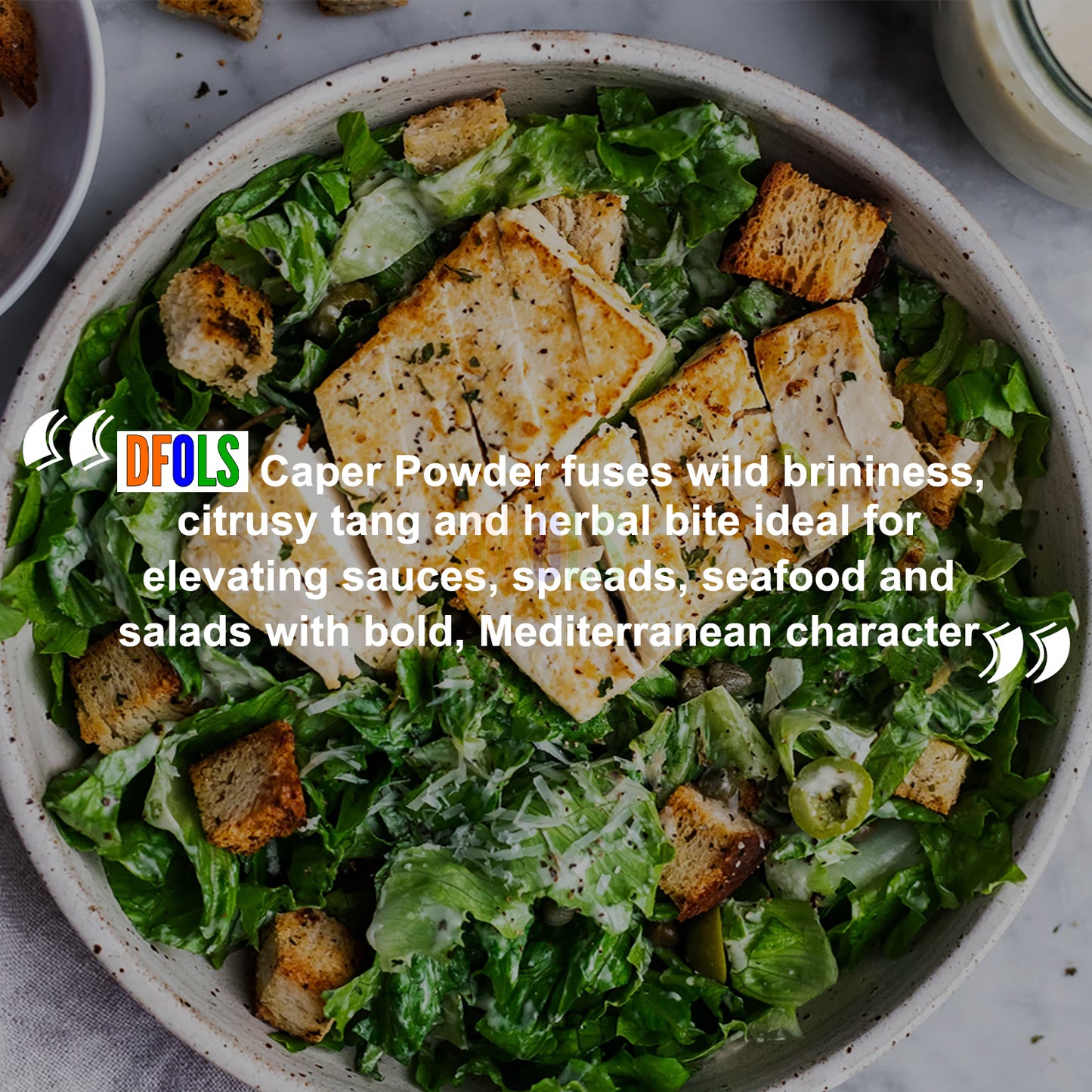 Pure Caper Powder – Natural, Aromatic & Flavor-Rich | Ideal for Cooking, Pickles, Sauces & Seasoning | No Additives, Vegan, Healthy Herb for Daily Use - DFOLS