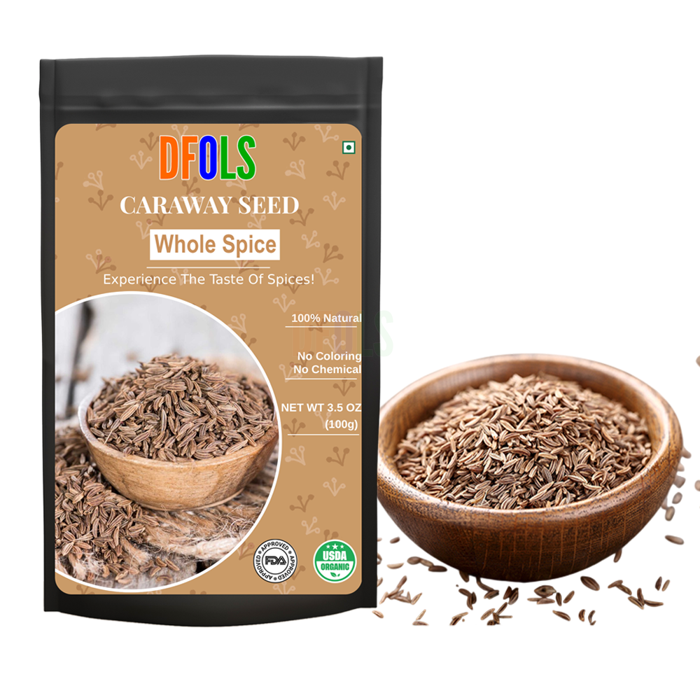 DFOLS Caraway Seed Whole Spice Cooking 0.22lb 3.5oz 100g キャラウェイシード