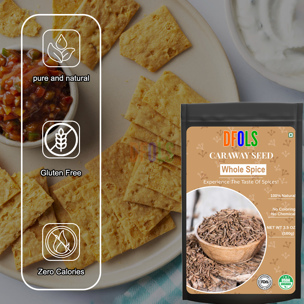 DFOLS Caraway Seed Whole Spice Cooking 0.22lb 3.5oz 100g キャラウェイシード
