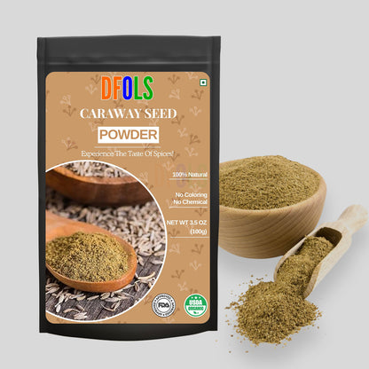 dfols Caraway Seed Powder 100g (3.5oz / 0.22lb) Pure Natural Indian Spice – キャラウェイパウダー