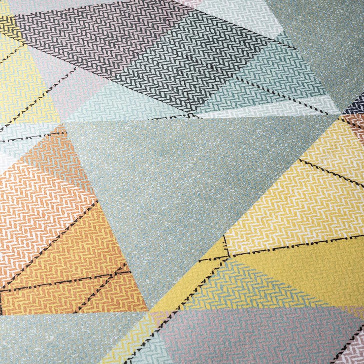 DFOLS Geometric Printed Area Rug – Modern Anti-Skid Decorative Carpet