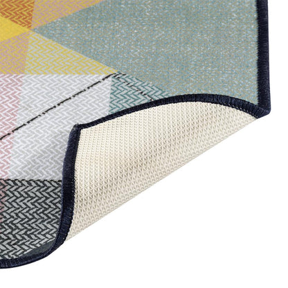 DFOLS Geometric Printed Area Rug – Modern Anti-Skid Decorative Carpet