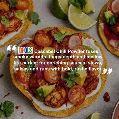 Cascabel Dried Whole Chile Seco Peppers – Authentic Mexican Chili Pods for Traditional Cooking, Sauces, Salsas & Seasoning – Premium Quality Dried Cascabel Chiles - DFOLS