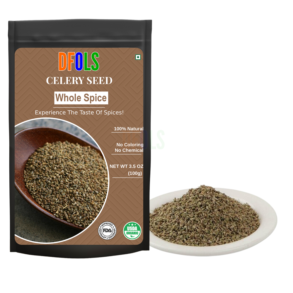 DFOLS Celery Seed Whole Spice Cooking 0.22lb 3.5oz 100g セロリシード