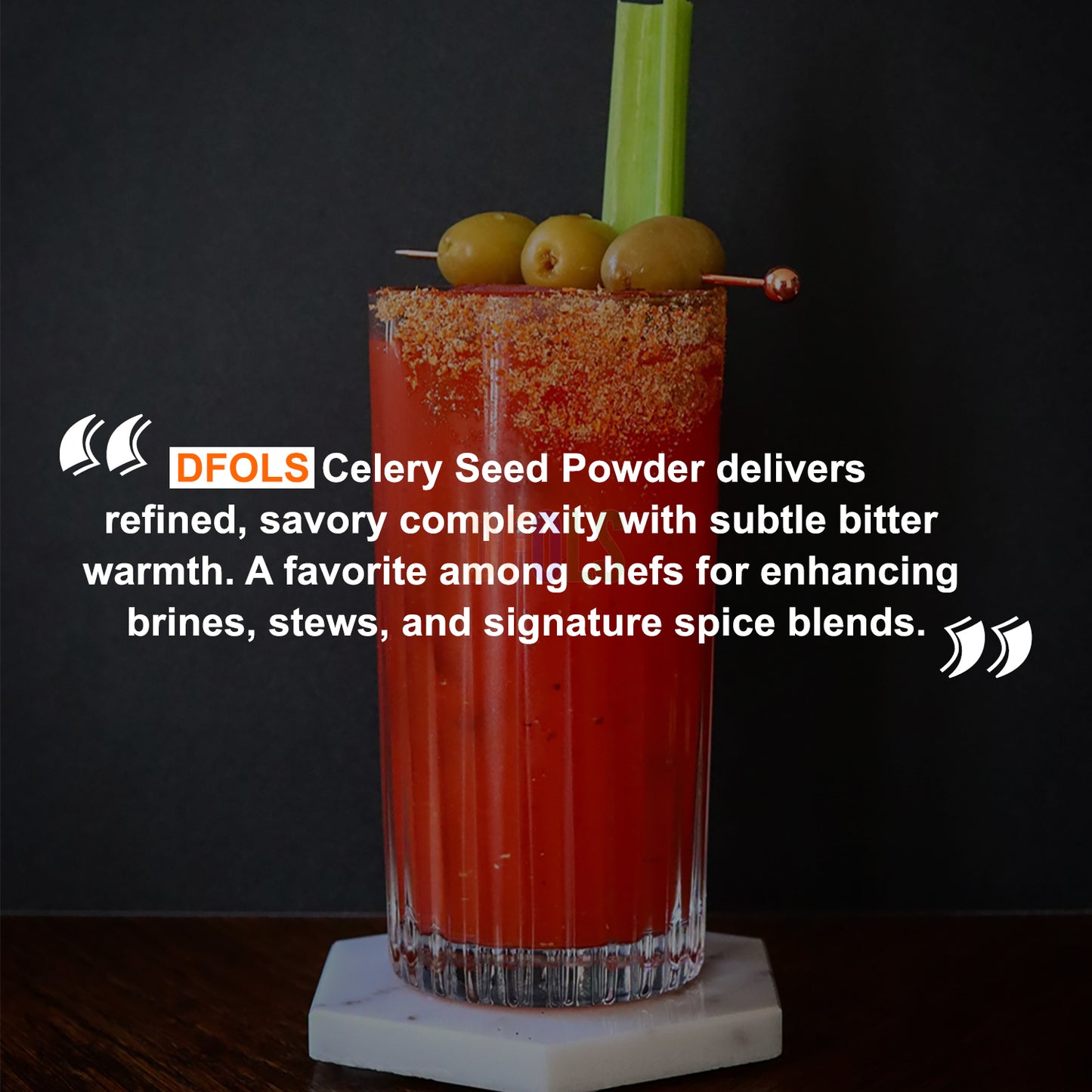 Premium Natural Celery Powder | Antioxidant & Fiber Rich | GMO Free, No Additives, Vegan | Ideal for Juicing, Smoothies & Detox - DFOLS