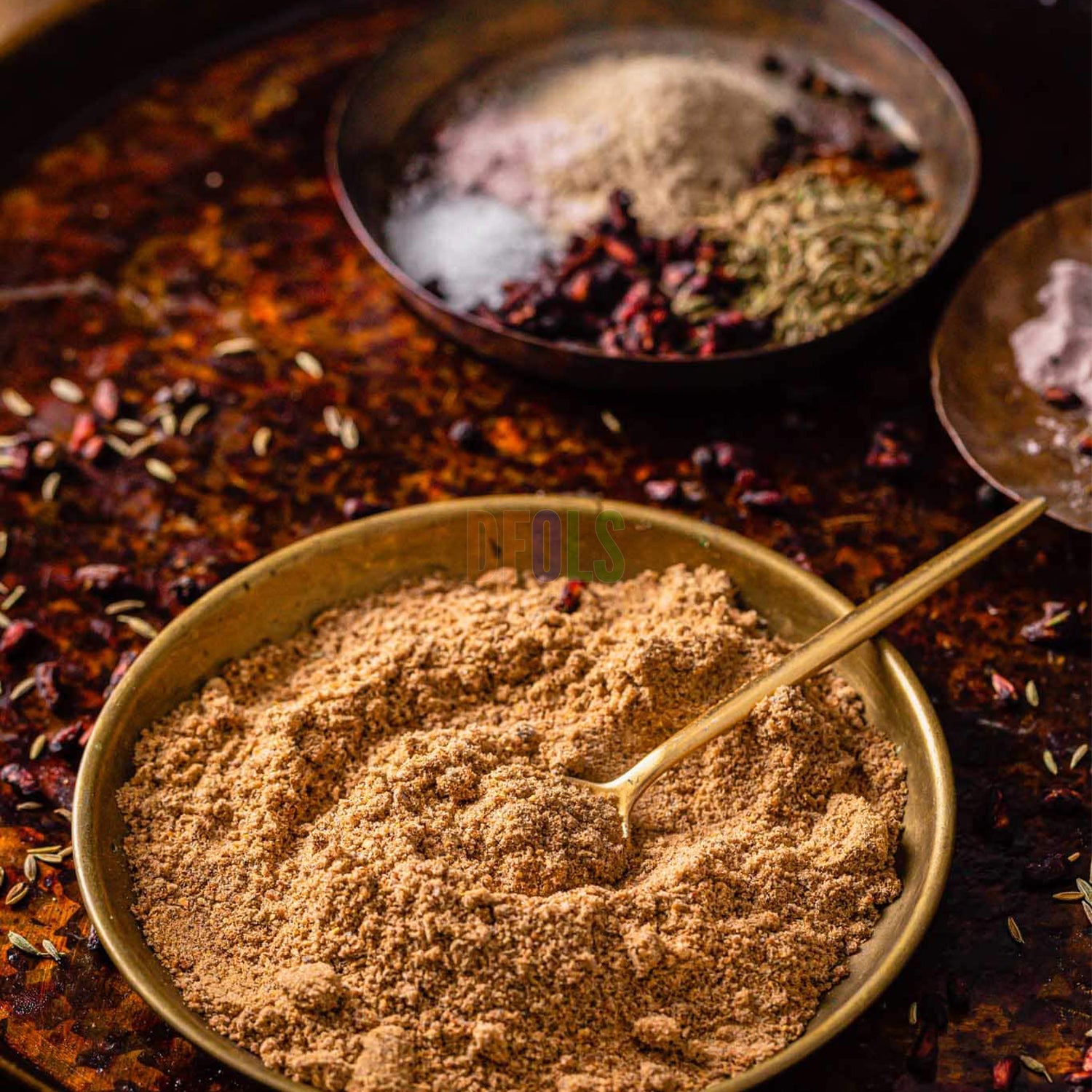 All Natural & Organic Chat Masala | Vegan, Non-GMO, Preservative-Free Indian Spice Blend | Premium Quality Seasoning for Snacks, Salads, Chaats & Home Cooking - DFOLS