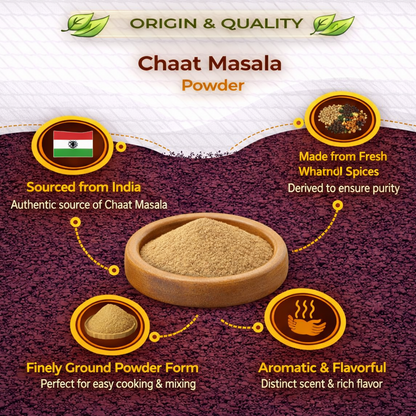 Dfols Chaat Masala Powder 100g (3.5oz / 0.22lb) Tangy Indian Spice – チャートマサラ