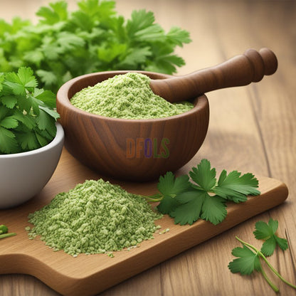 Premium Chervil Powder – 100% Pure & Natural Culinary Herb | Fresh, Aromatic Seasoning for Cooking, Soups, Sauces & Gourmet Recipes | No Additives, Fine Texture - DFOLS