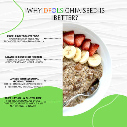 DFOLS Chia Seeds Whole Grain Nutty Crunch 0.55lb 8.82oz 250g チアシード