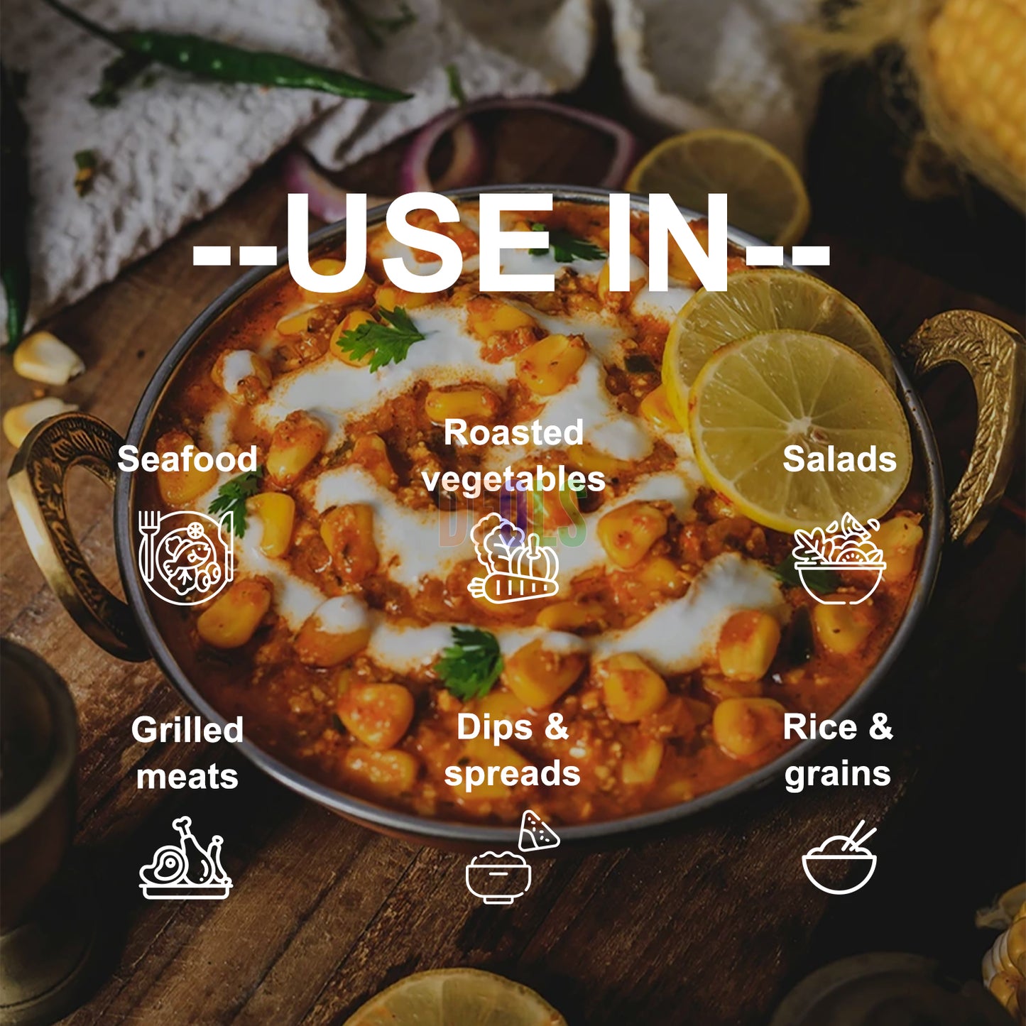 Chili Powder – Aromatic & Spicy Ground Red Chili | Adds Heat to Curries, Soups, Sauces, Marinades & Gravy Dishes | Perfect for Cooking, Seasoning, Blending & Everyday Kitchen Use - DFOLS