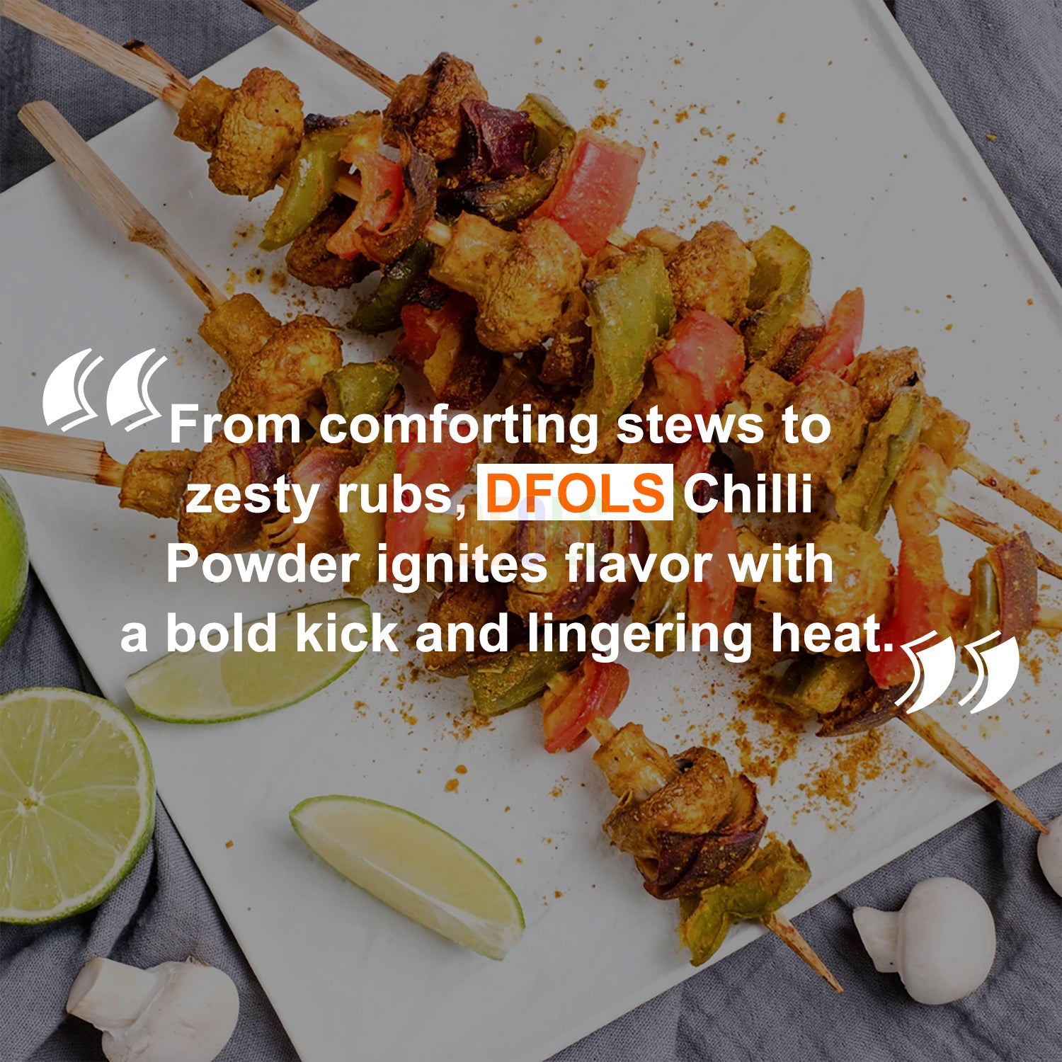 Chili Powder – Aromatic & Spicy Ground Red Chili | Adds Heat to Curries, Soups, Sauces, Marinades & Gravy Dishes | Perfect for Cooking, Seasoning, Blending & Everyday Kitchen Use - DFOLS