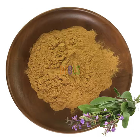 All-Natural Clary Sage Powder | Hormone Balance Support, Stress Relief & Relaxation | Pure Herbal Supplement for Women’s Wellness, Vitality & Mood Support - DFOLS