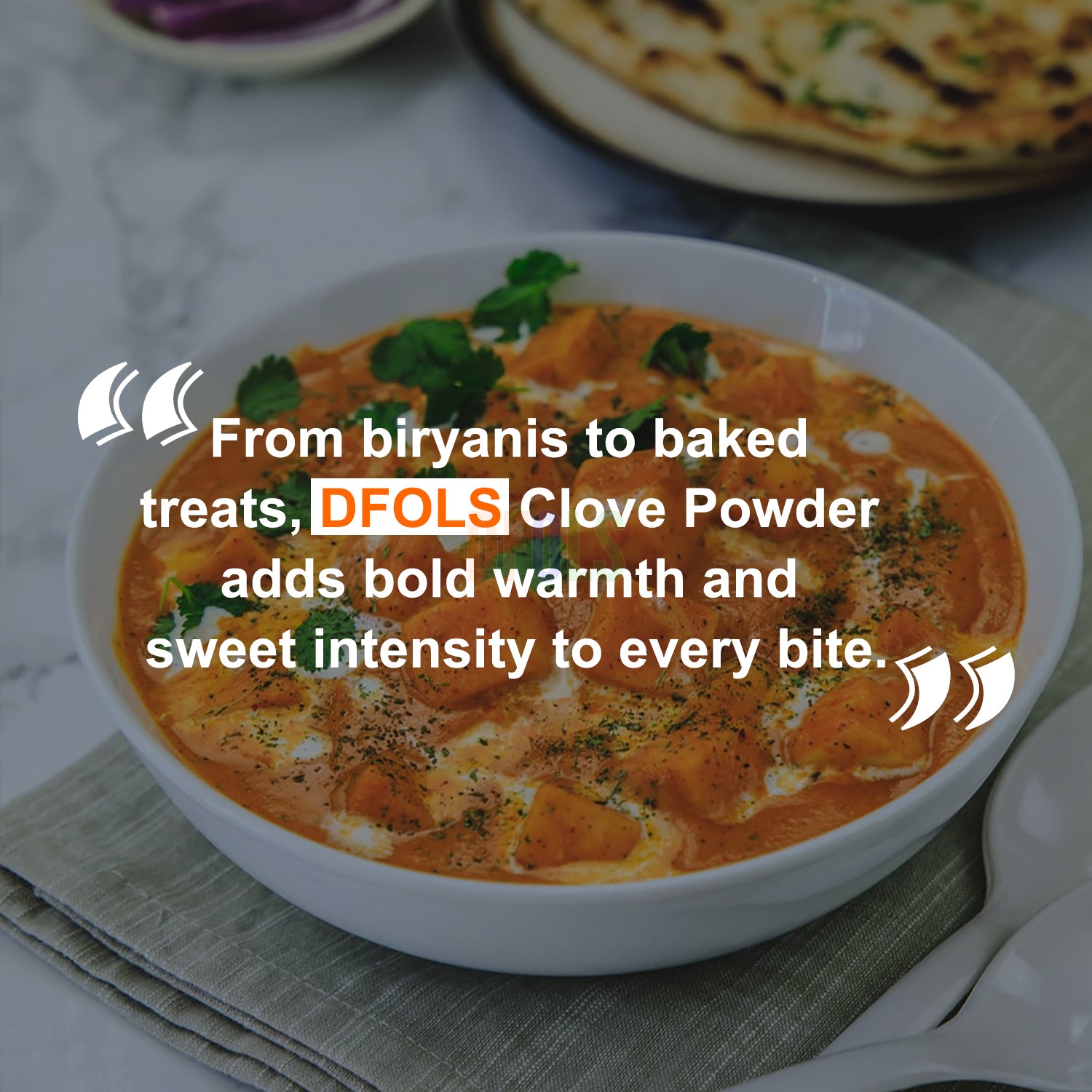 Premium Clove Powder | Aromatic & Freshly Ground Spice for Baking, Curries, Marinades & Beverages | Warm Sweet Flavor Enhancer | Pure, Natural & Essential Kitchen Pantry Ingredient - DFOLS