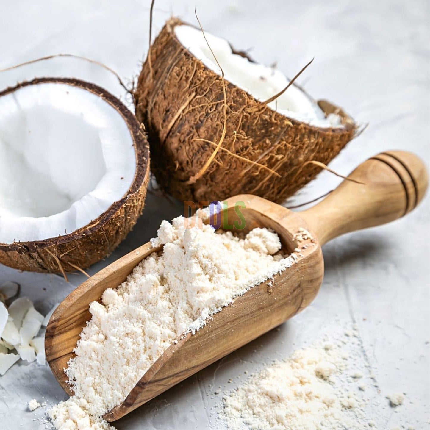 Premium Coconut Powder | Pure, Natural, Unsweetened & Gluten-Free | Great for Baking, Cooking, Smoothies, Keto & Vegan Recipes | Fresh Fine Coconut Blend for Daily Use (XX oz) - DFOLS