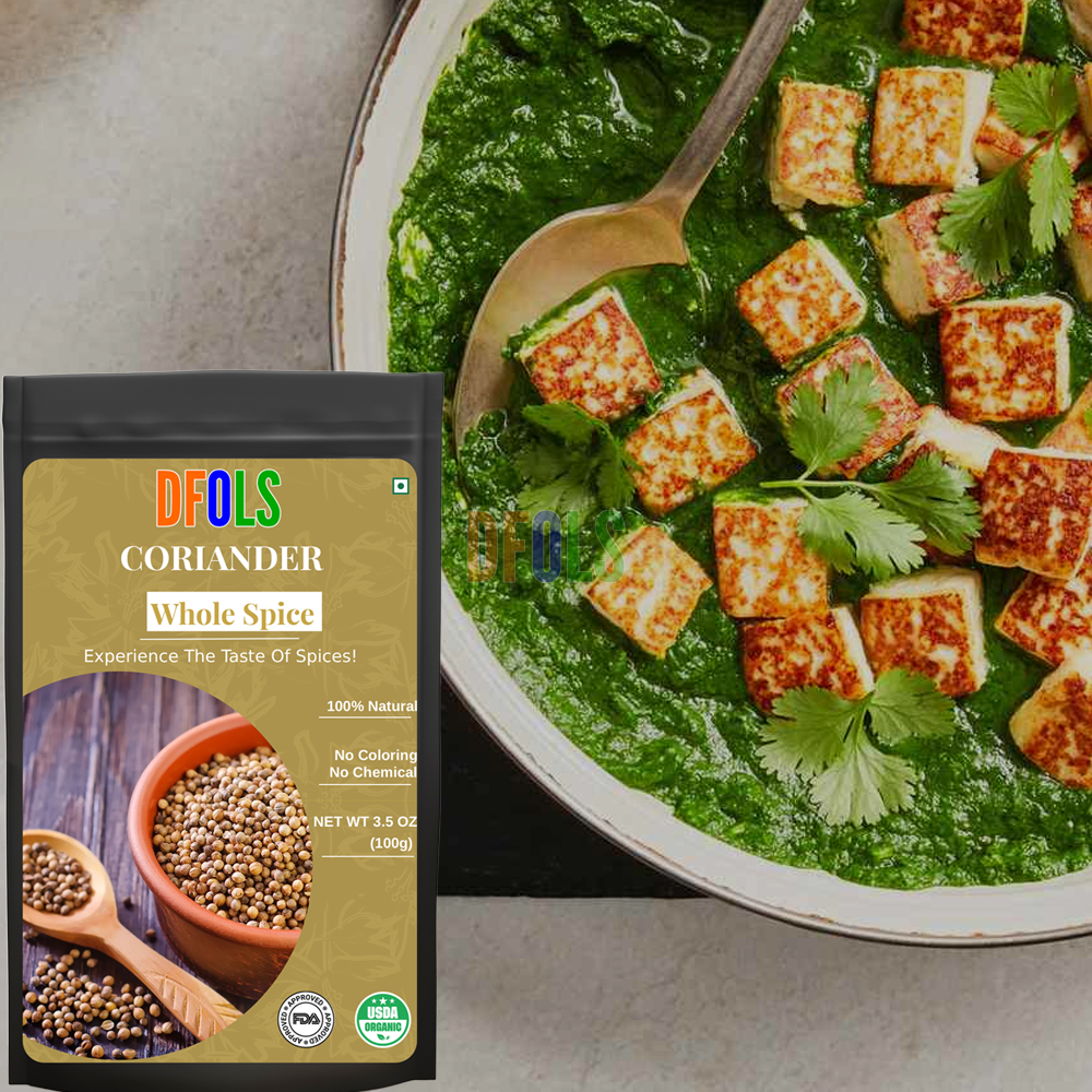 DFOLS Coriander Whole Spice Cooking 0.22lb 3.5oz 100g コリアンダーパウダー