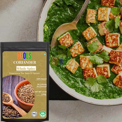 DFOLS Coriander Whole Spice Cooking 0.22lb 3.5oz 100g コリアンダーパウダー