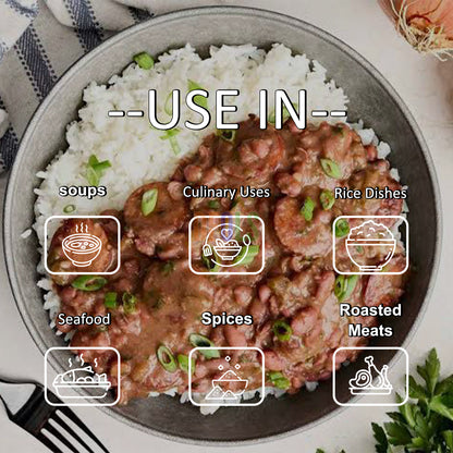 Authentic Creole Spice Powder | All-Natural Cajun Seasoning for Seafood, Meat & Veggies | Gluten-Free, Vegan, Preservative-Free Flavorful Spice Blend - DFOLS