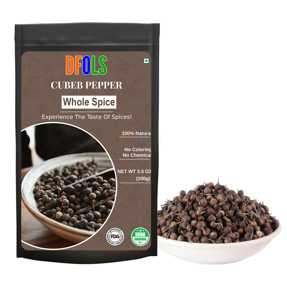 DFOLS Cubeb Pepper Whole Spice Cooking 0.22lb 3.5oz 100g ジャワコショウ