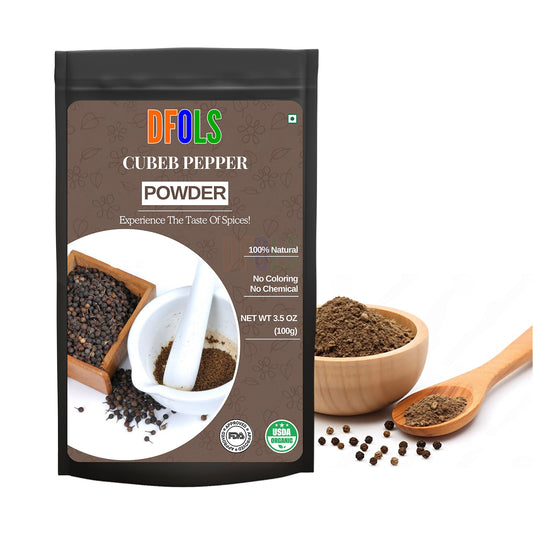 Cubeb Pepper 3.5oz – Premium Grade Java Pepper from Indonesia | Pure, Natural & Gluten-Free | Whole Cubeb Seeds for Cooking, Seasoning & W - DFOLS