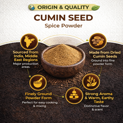 Dfols Cumin Powder 100g (3.5oz / 0.22lb) Pure Natural Indian Spice – クミンパウダー