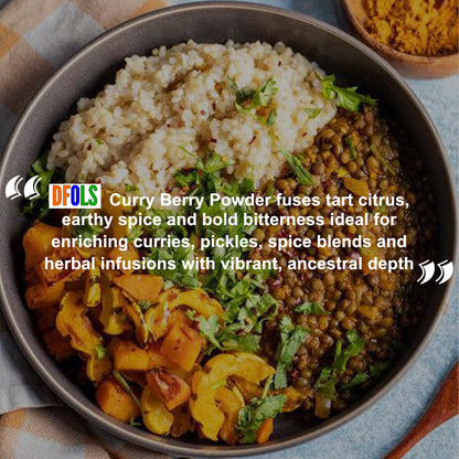 Curry Berry Powder – Premium Superfood for Glowing Skin, Immunity & Daily Wellness | 100% Natural, Antioxidant-Rich, Nutrient-Dense Health Supplement - DFOLS