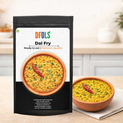 DFOLS Dal Fry Ready to Eat Indian Lentil Curry 0.49lb 7.76oz 220g ダールフライ