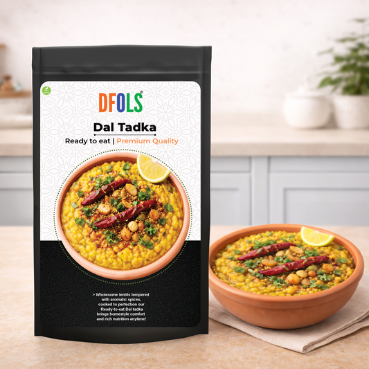 Dfols Dal Tadka Ready to Eat Indian Lentil Curry 0.49lb 7.76oz 220g ダールタダカ