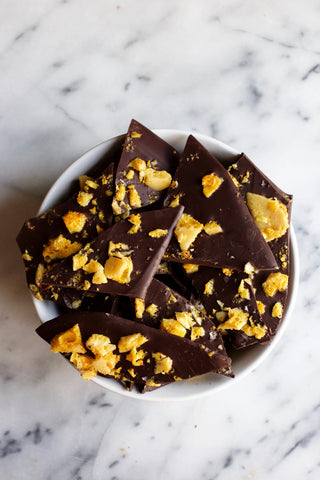 🍫 Dark Chocolate Honey Bark