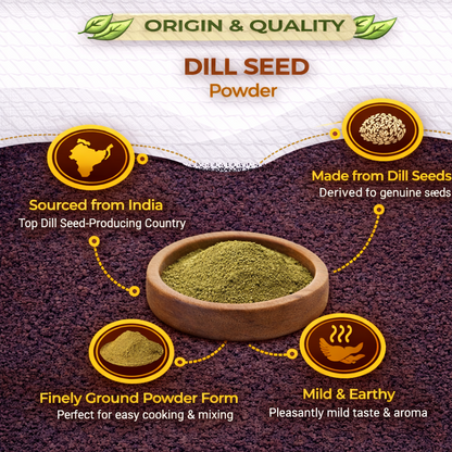 Dfols Dill Seed Powder 100g (3.5oz / 0.22lb) Pure Natural Indian Spice – ディルシードパウダー