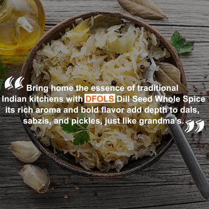 DFOLS Dill Seed Whole Spice Cooking 0.22lb 3.5oz 100g ディルシード