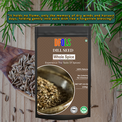 DFOLS Dill Seed Whole Spice Cooking 0.22lb 3.5oz 100g ディルシード