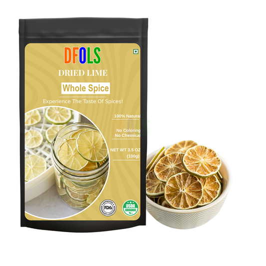 DFOLS Dried Lime Whole Spice Cooking 0.22lb 3.5oz 100g 乾燥ライム