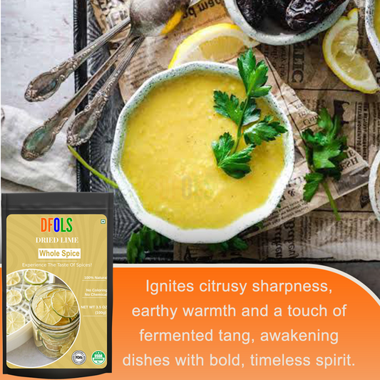 DFOLS Dried Lime Whole Spice Cooking 0.22lb 3.5oz 100g 乾燥ライム