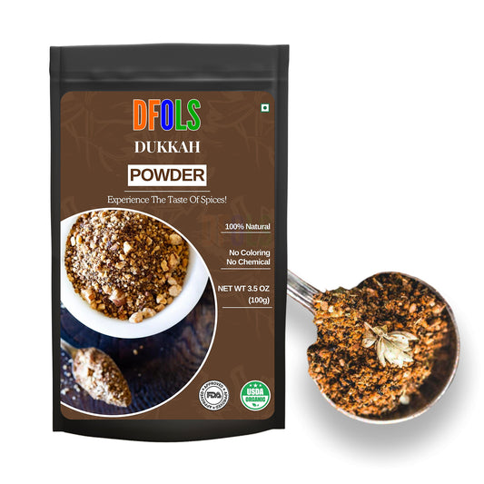 Authentic Dukkah Powder – Premium Nut & Spice Blend for Dipping, Cooking & Snacking – Vegan, Gluten-Free, No Preservatives – Classic Middle Eastern Flavor - DFOLS