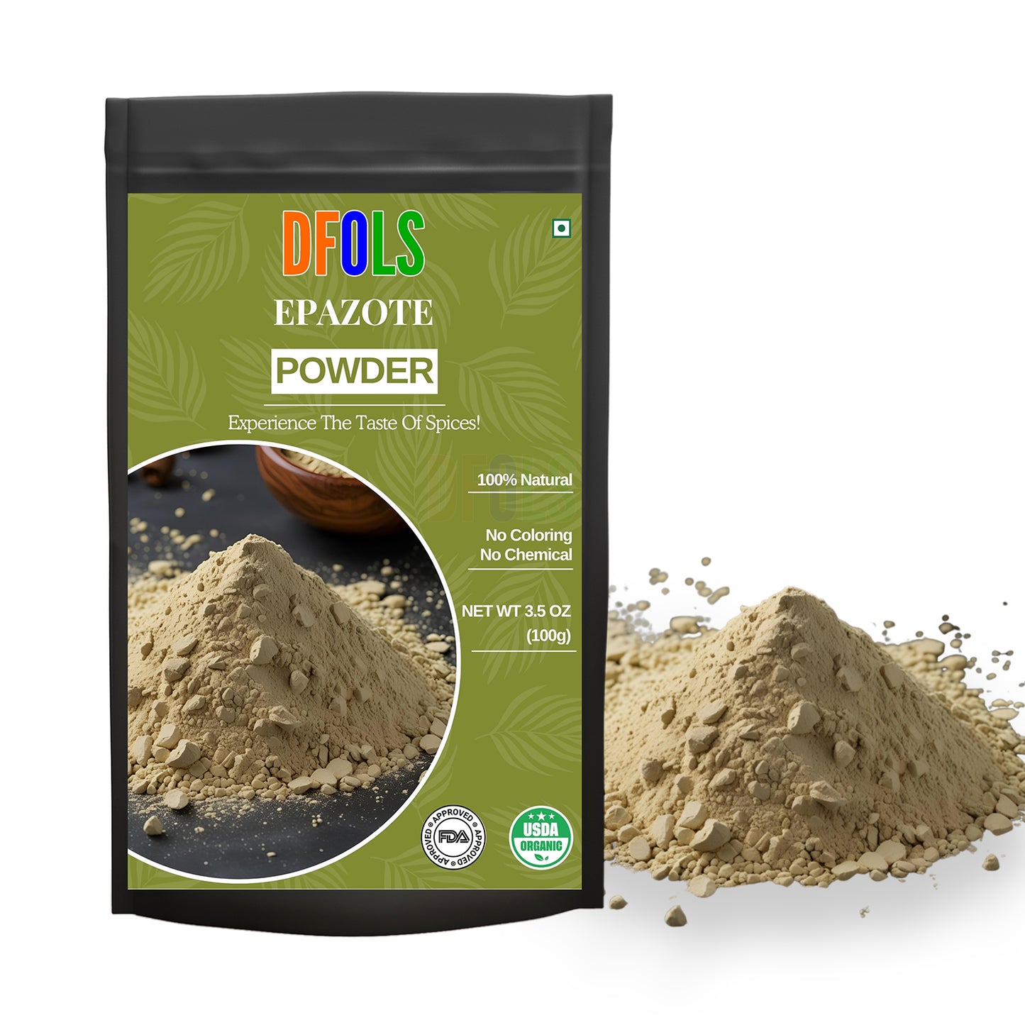 Organic Epazote Powder – Culinary Herb for Authentic Mexican & Latin American Dishes – Natural Digestive Support - DFOLS