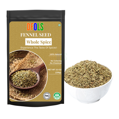 DFOLS Fennel Seeds Whole Spice Cooking 0.22lb 3.5oz 100g フェンネルシード