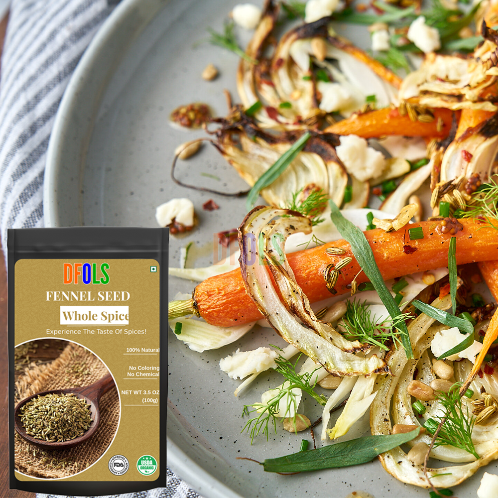 DFOLS Fennel Seeds Whole Spice Cooking 0.22lb 3.5oz 100g フェンネルシード