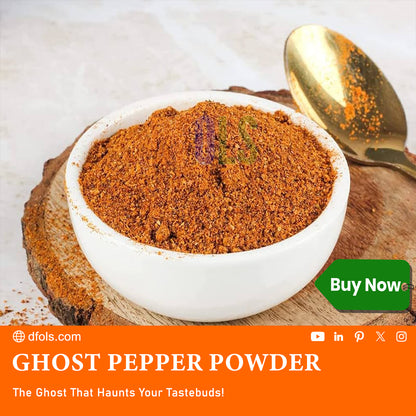 100% Pure Smoked Chili Powder – Extra Hot & Spicy, Rich Smoky Aroma, Adds Unique, Delicious & Complex Flavor to Curries, BBQ, Sauces, Snacks & All Your Favorite Dishes - DFOLS