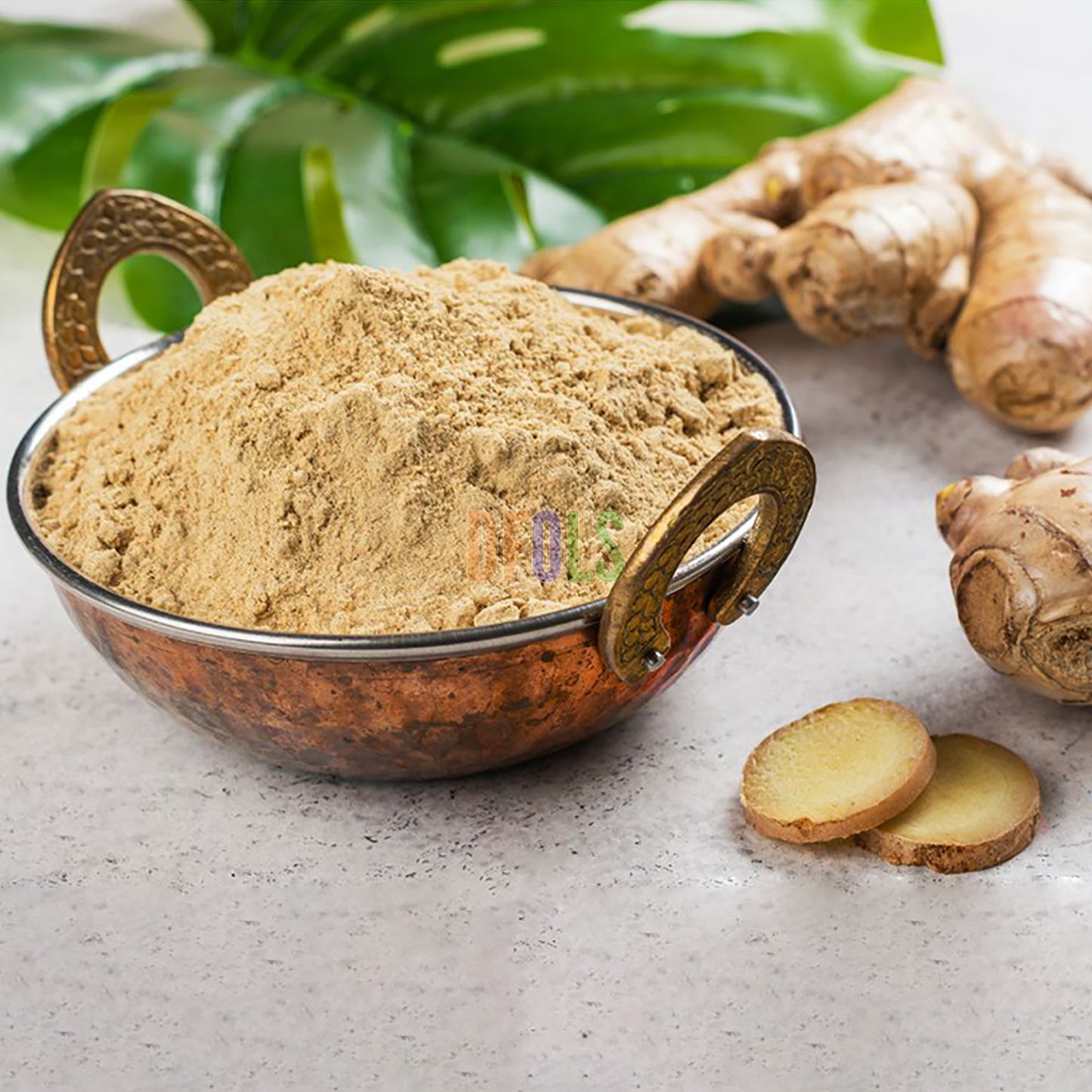 Pure Ground Ginger Powder | Fresh, Zesty & Aromatic | Ideal for Cooking, Baking, Curry, Sauces, Soups, Tea & Health Drinks | Natural Fine Spice for Daily Kitchen Use - DFOLS